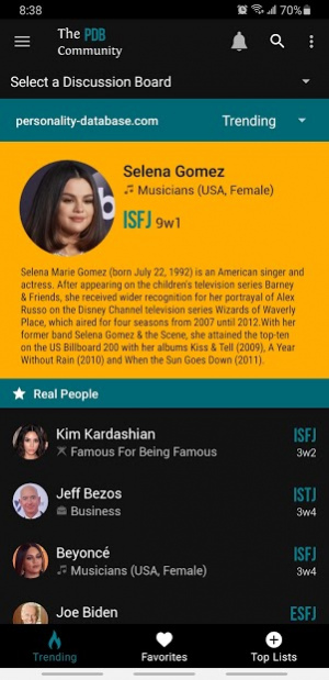 Free download Personality Database: Real & Fictional People APK