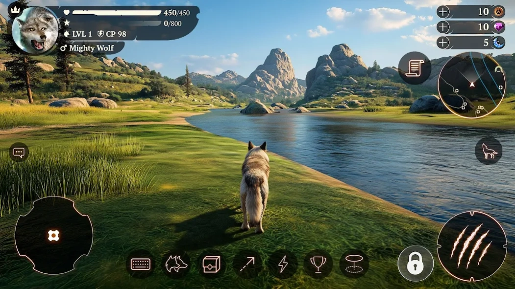 Review Screenshot - Wolf Simulator – Experience Life through the Eyes of a Wolf