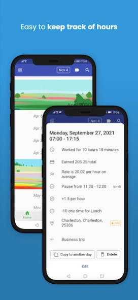 Timesheet: Work Hours Tracker 196.0.0 Screenshot