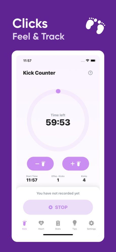 TinyBeat - Track My Pregnancy 1.3 Screenshot