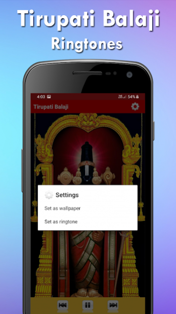 Tirupati Balaji Ringtone 2 2 Free Download Listen and download to an exclusive collection of sri srinivasa sri venkatesha ringtones for free to personalize your iphone or android device. tirupati balaji ringtone 2 2 free download