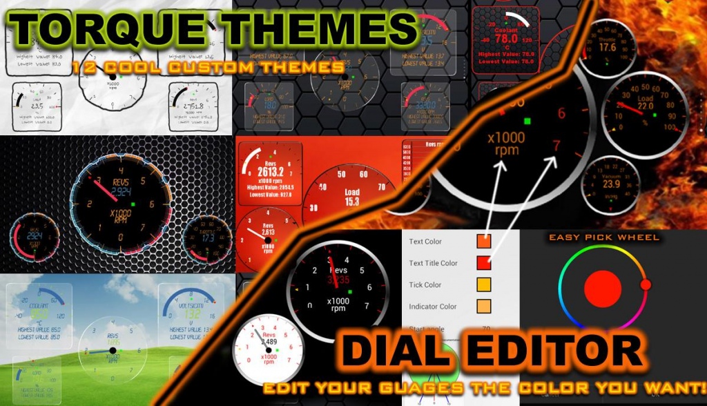 Torque Themes & Editor (OBD 2) 1.1 Free Download