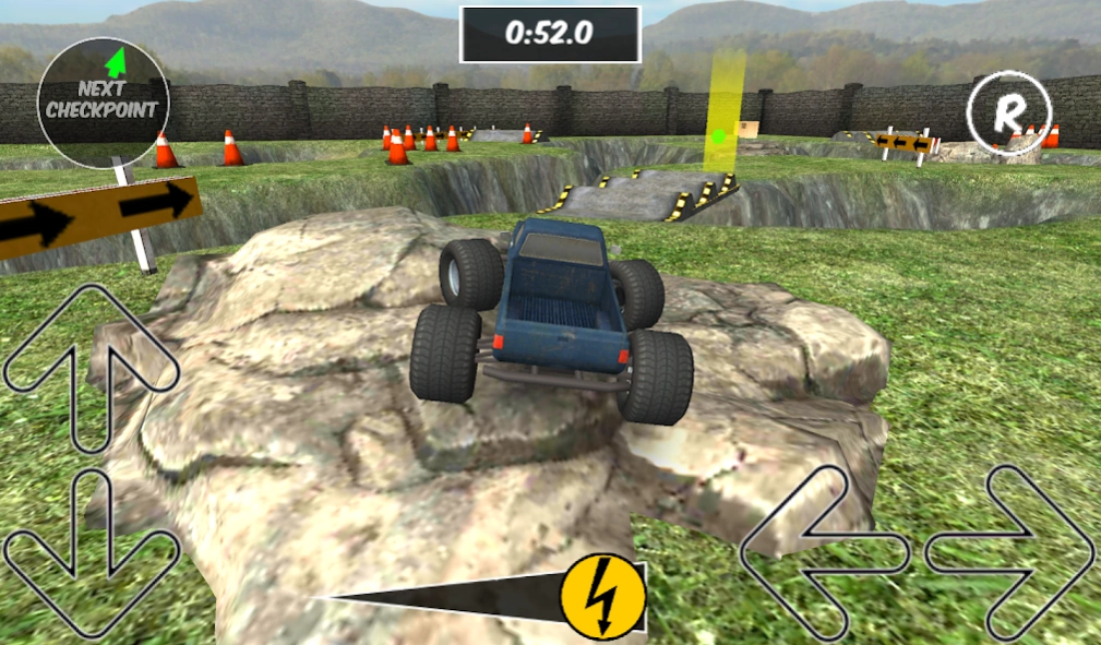 Review Screenshot - 3D Rally Game – Enjoy Racing a Toy Truck through an Obstacle Course