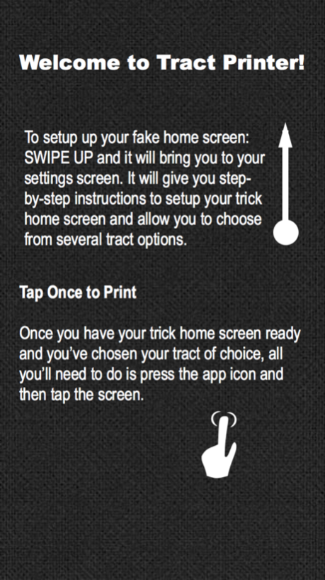 Tract Printer 1.0.2 Screenshot