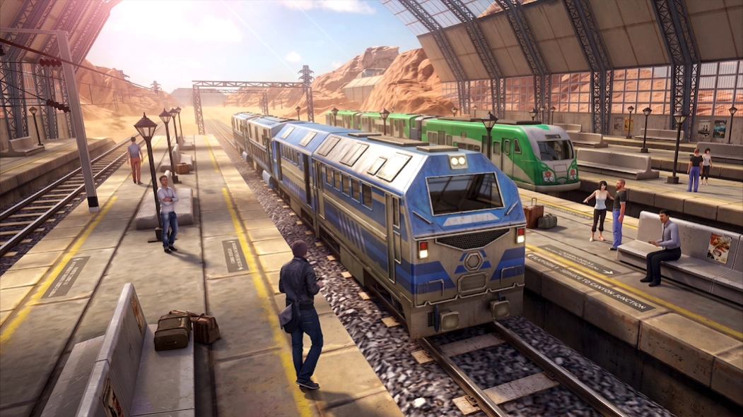 Review Screenshot - Train Racing Game – Can You Reach the Train Station on Time?
