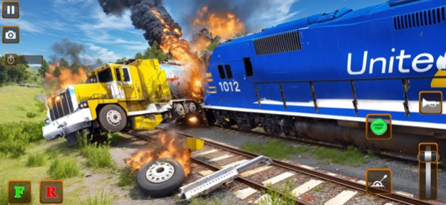 Train Track Rampage Crash 1.9 Screenshot