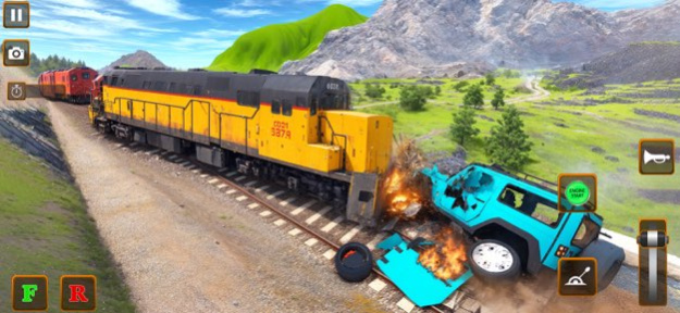 Train Track Rampage Crash 1.9 Screenshot