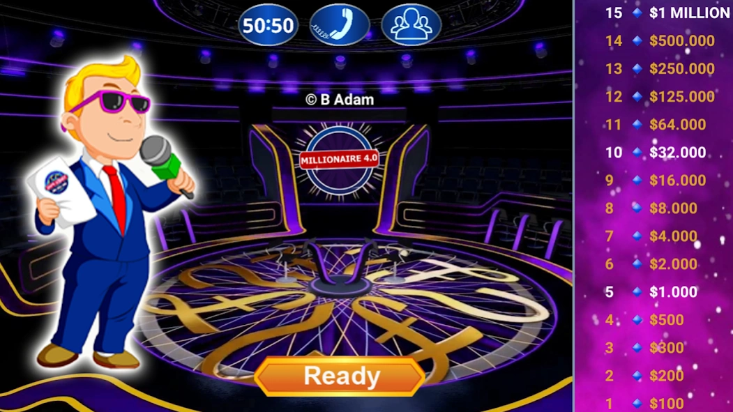 Millionaire TV Read Question 2.7.2 Screenshot
