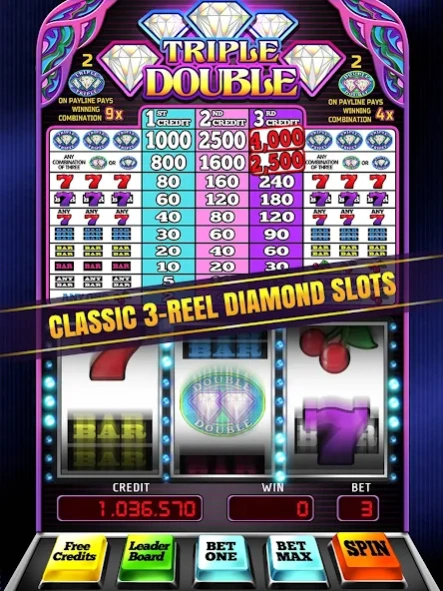 Triple Double Diamond Slots 1.1.4 Screenshot