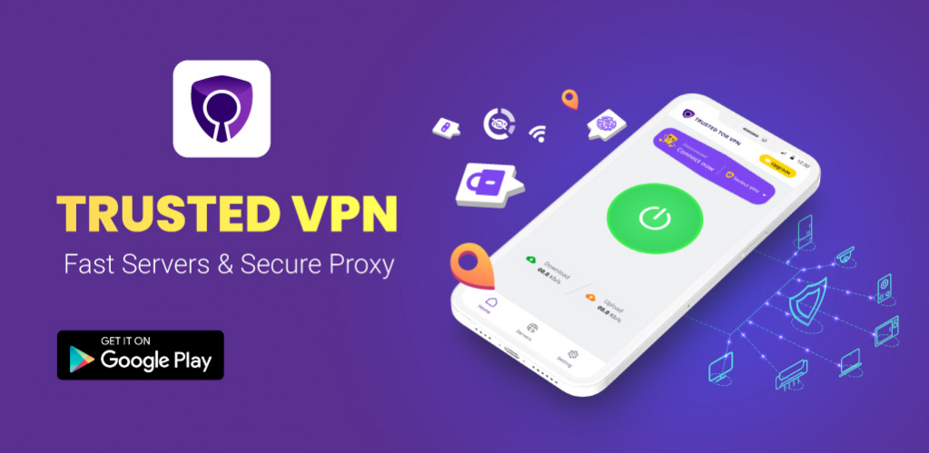Trusted VPN: Secure VPN Proxy 2.2.5 Screenshot