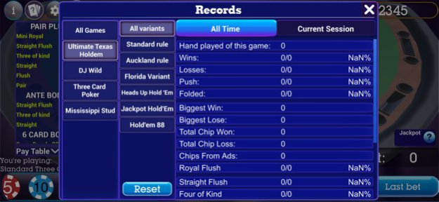 Ultimate Poker Collection 2.4.2 Screenshot