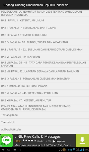 Undang-Undang Ombudsman Screenshot