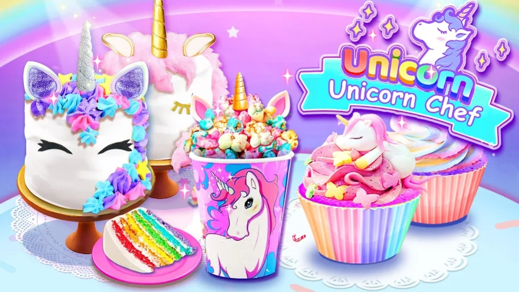 Review Screenshot - Cooking Game – Make Unicorn-Themed Cakes and Desserts