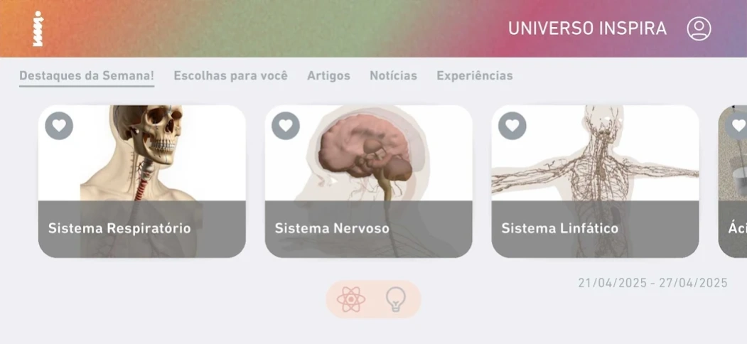 Universo Inspira Screenshot