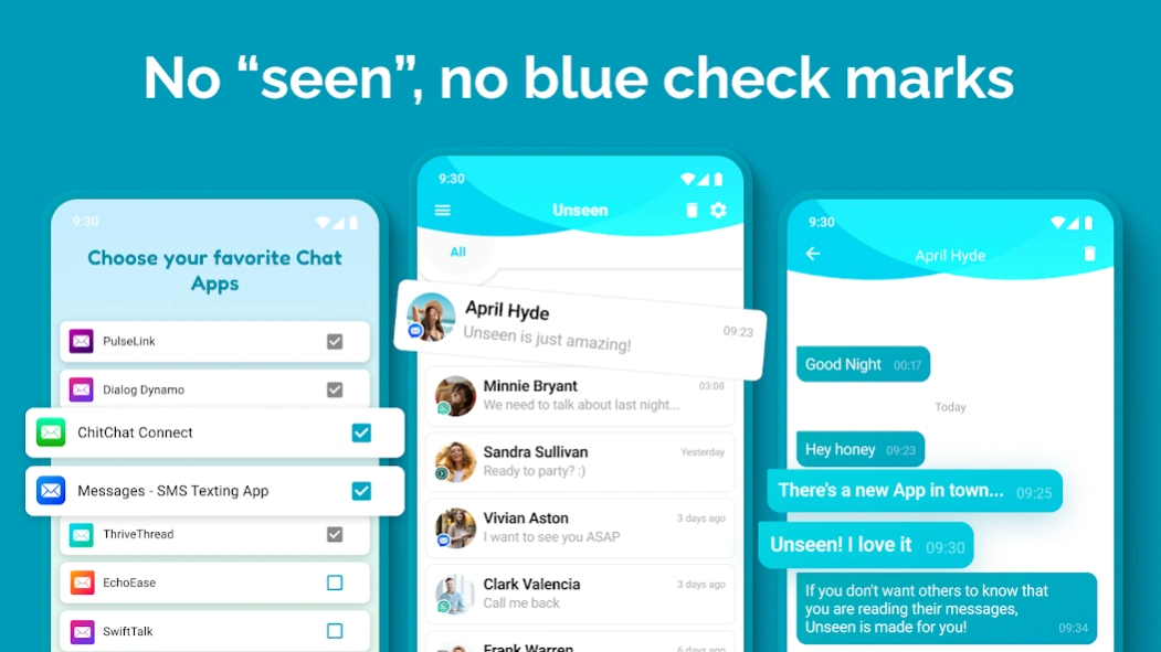Review Screenshot - Privacy App – Don’t Let People Know You Have Seen Their Messages