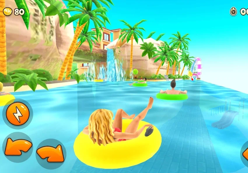 Review Screenshot - Water Park Simulator – Your Ticket to Thrilling Water Sliding Fun