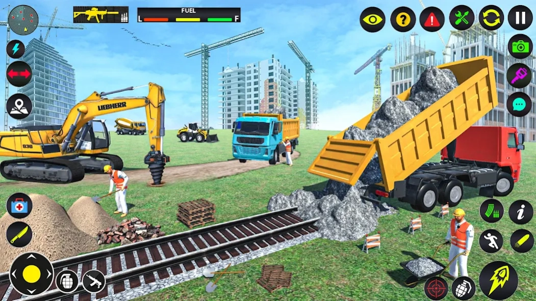 Excavator Crane Simulator Game 1.23 Screenshot