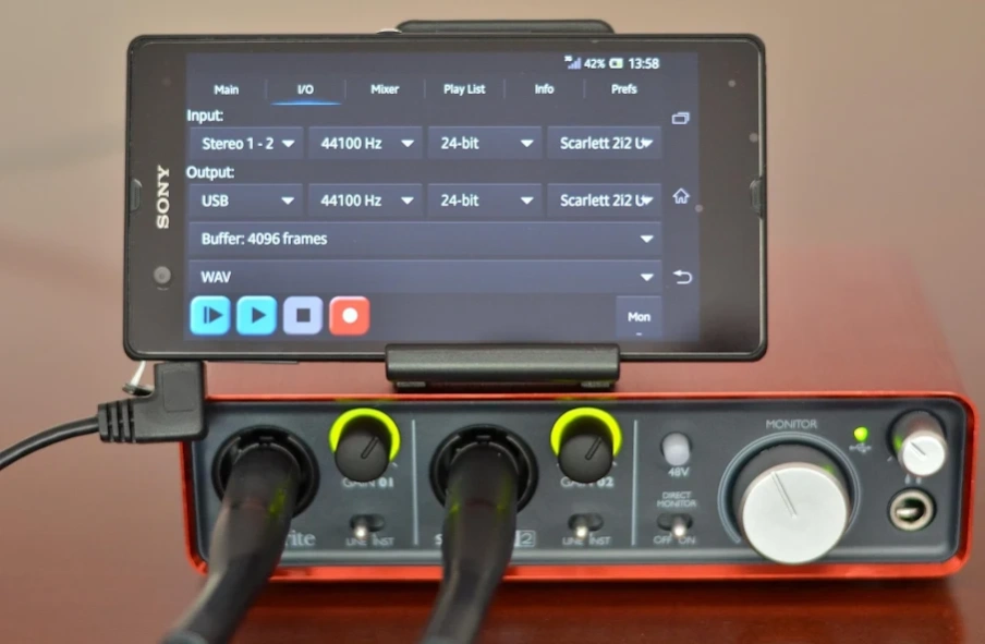 USB Audio Recorder PRO 1.6.1.6 Screenshot