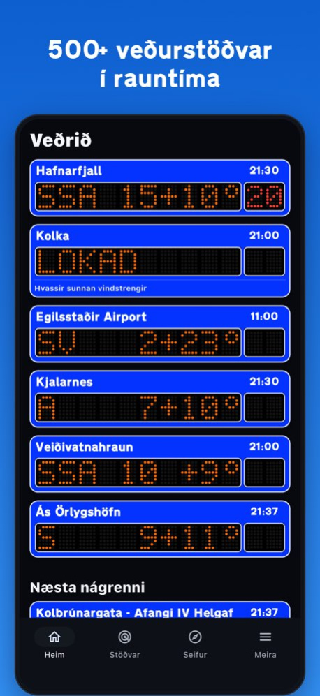 Veðrið - Weather in Iceland 4.1.0 Screenshot