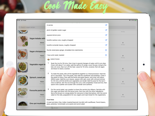 Vegan Recipes Plant Based Diet 2 Screenshot