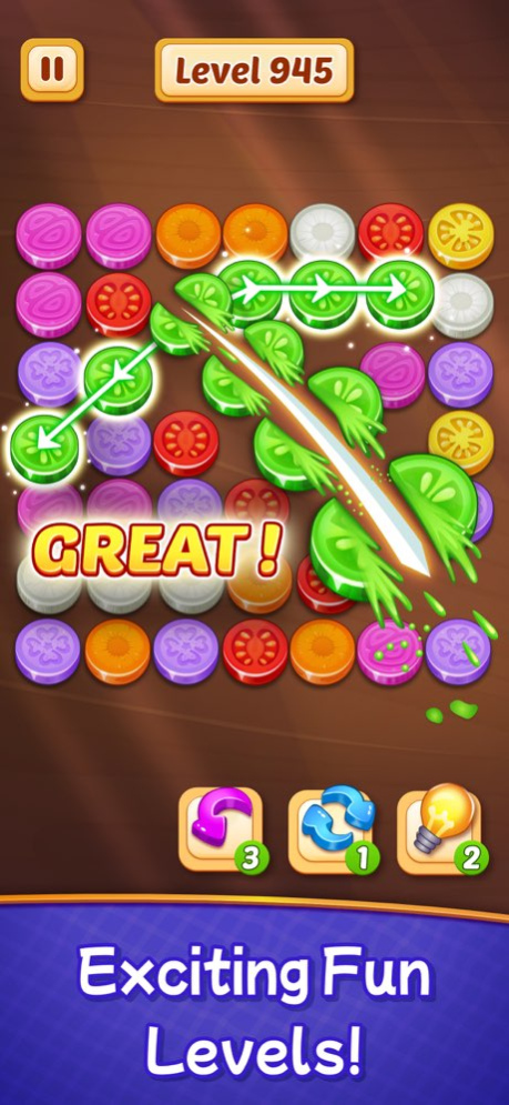 Veggies Cut: Logic Puzzle Game 1.0.3 Screenshot