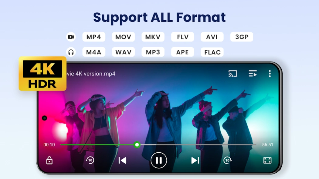 Review Screenshot - Video Player App – Play Videos of Multiple Formats