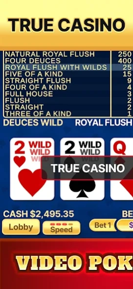 Video Poker Deluxe 3.6.6 Screenshot