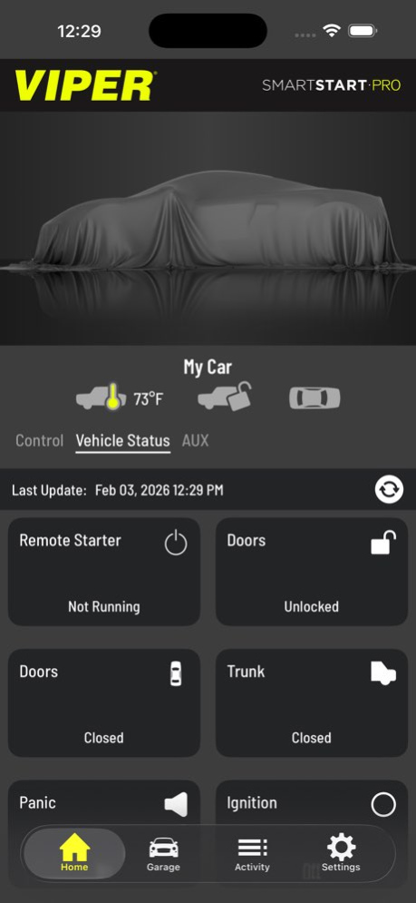 VIPER SMARTSTART PRO Screenshot