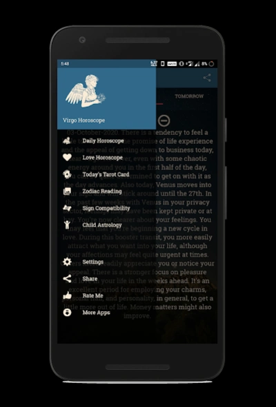 Virgo Horoscope 2.5 Screenshot