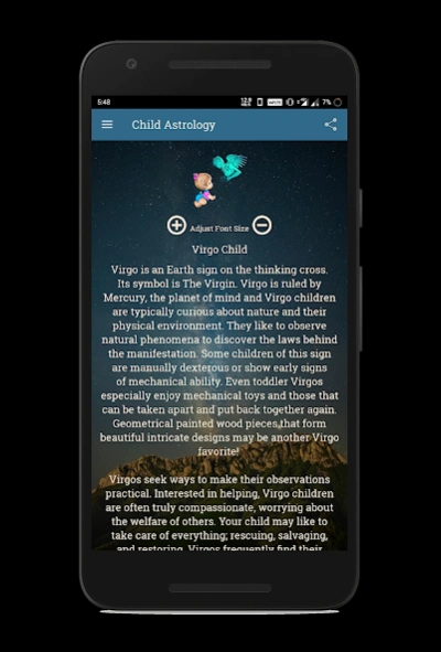 Virgo Horoscope 2.5 Screenshot