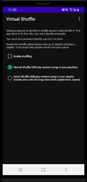 Virtual Shuffle - Truly Random 4.1.46 Screenshot