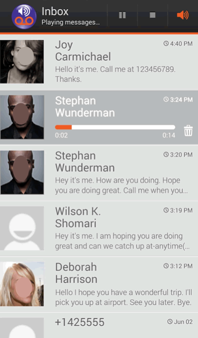 Visual Voicemail Visual Voicemail