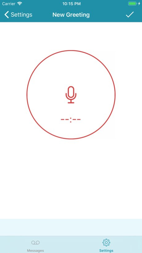 Voicemail for BroadWorks Screenshot