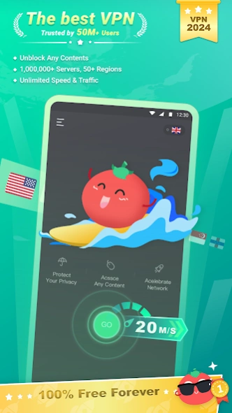 Review Screenshot - Free VPN App – Seamless Online Security