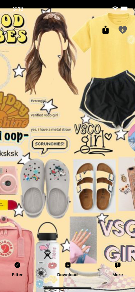 Vsco girl outfit sale