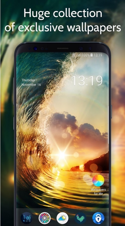 Review Screenshot - Set Gorgeous Wallpapers on Your Phone’s Home Screen