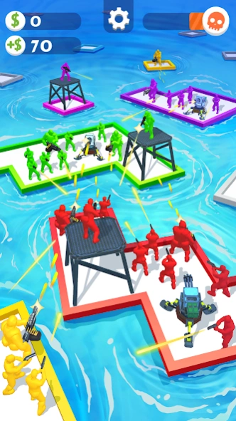 Review Screenshot - War Game – Defeat the Boss Rafts