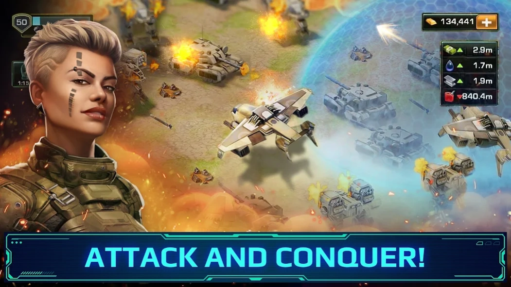 Review Screenshot - MMO Strategy Game – Raid Enemy Bases and Expand Your Military Might