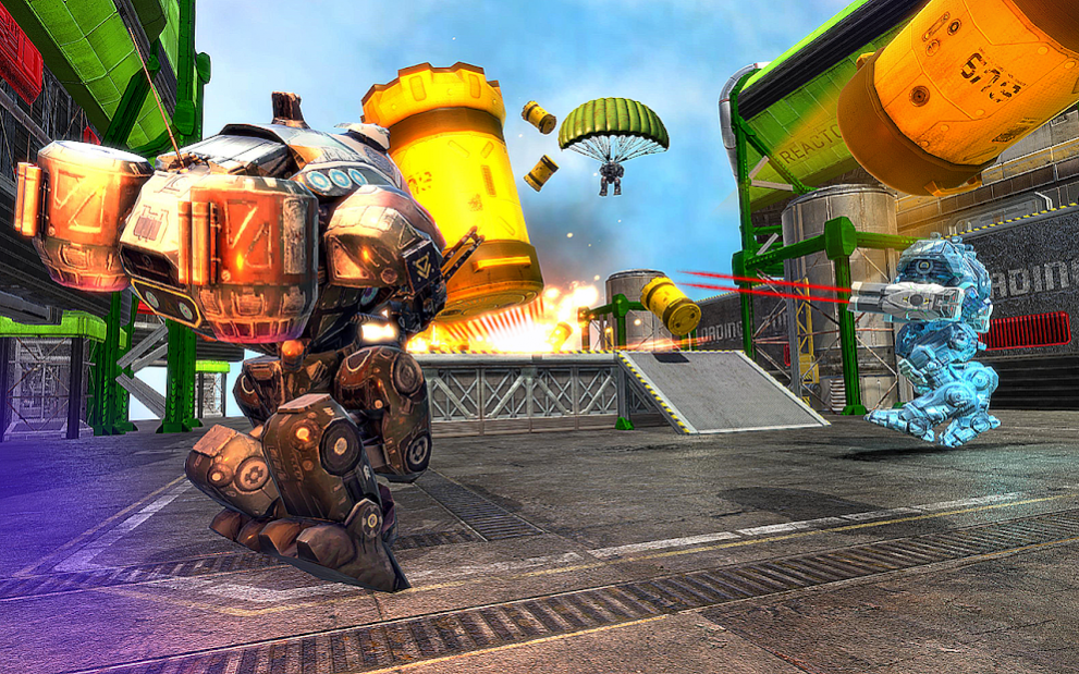 Robot strike store 3d