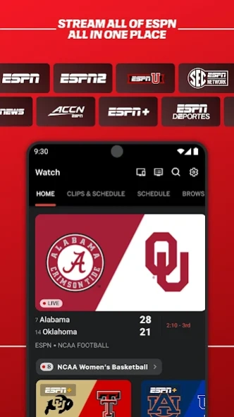 Review Screenshot - Watch ESPN on Your Phone!