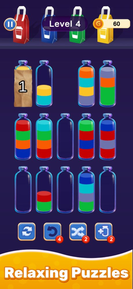 Water Sort Puzzle - Water Hue 2.4.0 Screenshot
