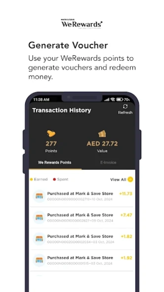 We Rewards 1.5.3 Screenshot