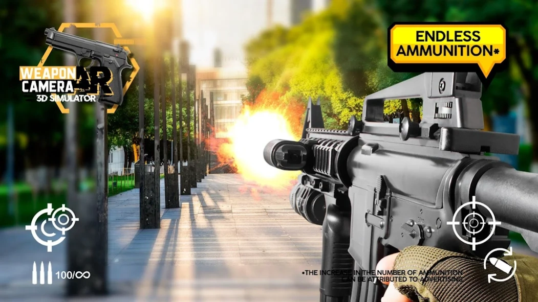 Weapon AR camera 3d simulator 1.9 Screenshot