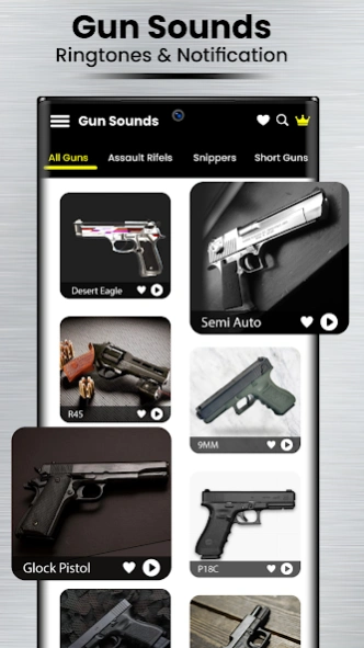 Weapons & Gun Sound Ringtones 16.1 Screenshot