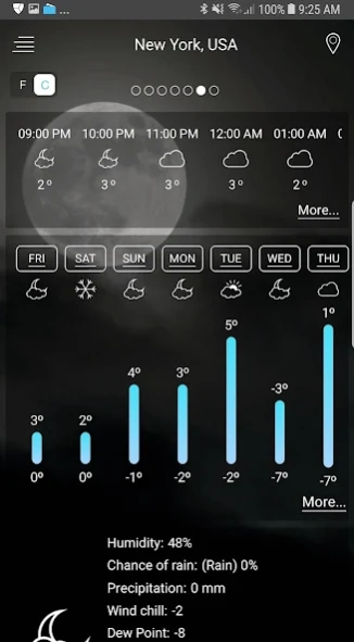 Weather app 7.9 Screenshot