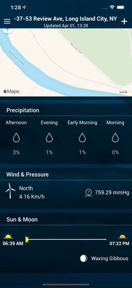 Weather app - Weather forecast 1.3 Screenshot