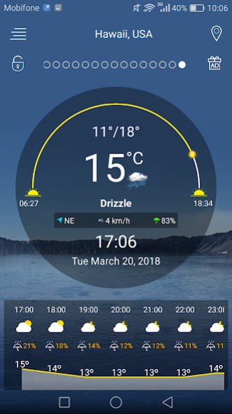 Review Screenshot - Weather Forecast – Accurate Weather Information at Your Fingertips