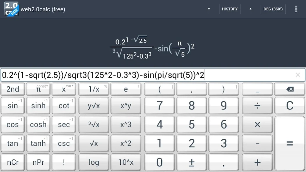Web2 0 calc discount