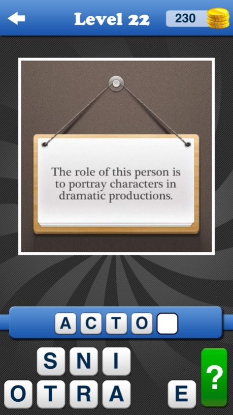 What's the Job? Free Addictive Fun Industry Work Word Trivia Puzzle Quiz Game! 1.2 Screenshot