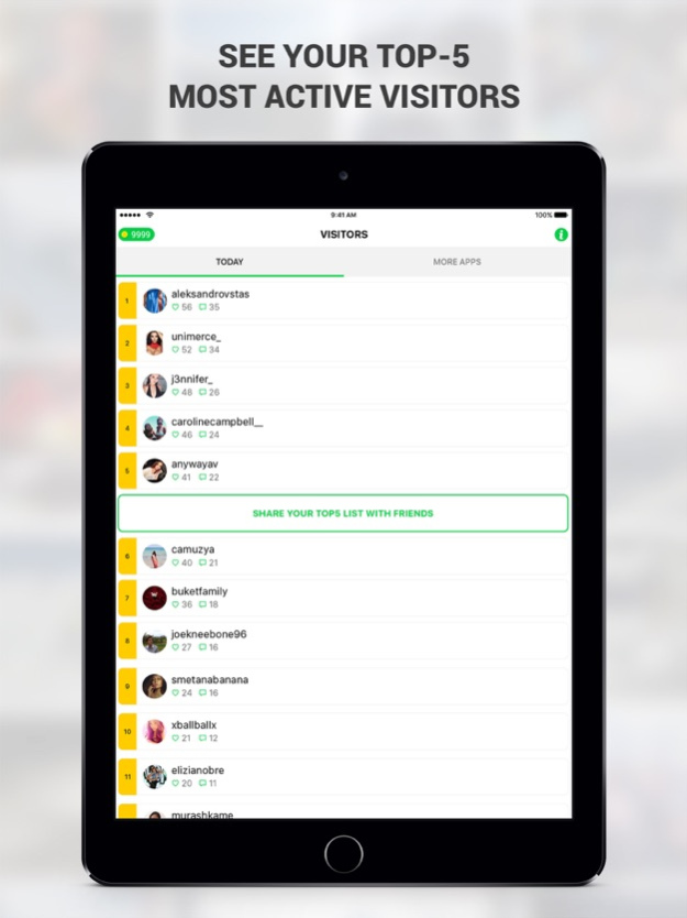 Visitors Pro 1.7 Screenshot